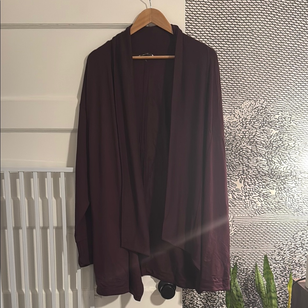 Elegant Dark Purple Cardigan by Athleta